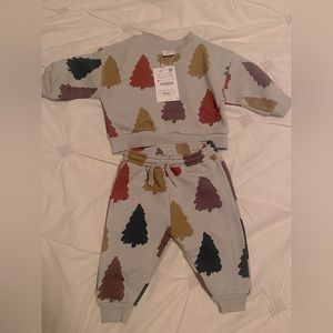 Zara baby fleece suit 3-6 months
